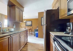Ski-in/out Condo on Bull Run Trail with fireplace, & full kitchen