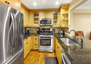 Ultimate ski-in/out condo with mountain views, hot tub, & fireplace