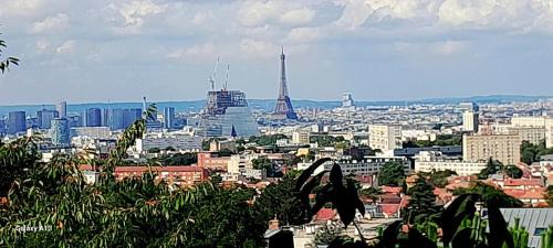 Chatillon Apartment | Élégant apt avec vue Tour Eiffel & parking privé