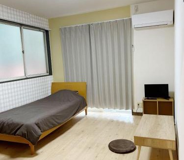 Chuo Ward Apartment | アルピエh 108号室WiFi使えます