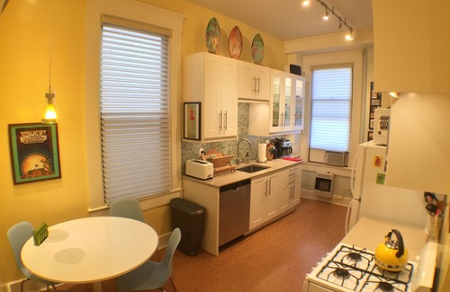 Over-the-Rhine Condo | 1-bdrm in middle of OTR action; Just Renovated Fenced Parking on Premise; 65" TV