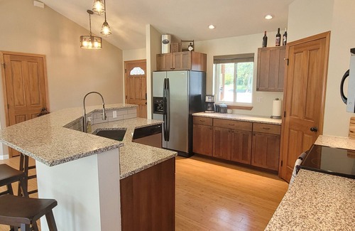 Cusick House | 10 Acre Private riverfront retreat w/dock and 1,000 ft waterfront