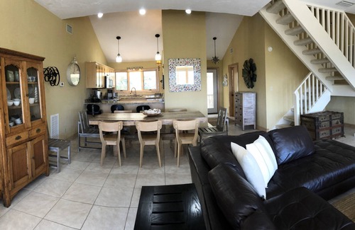 Treasure Beach Village House | 100+ 5 Star reviews! New TimberTech decking, railing, seating. Fantastic views!