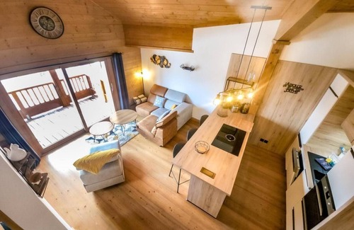 Saint-Martin-de-Belleville Apartment | 100m from ski slopes, terrace, balcony, parking, tv, ski locker, 76m², Saint Martin de Belleville