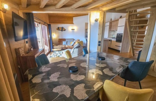 Saint-Martin-de-Belleville Apartment | 100m from ski slopes, terrace, balcony, parking, tv, ski locker, 76m², Saint Martin de Belleville