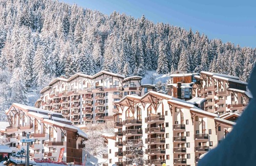 La Perriere Apartment | 10m from ski slopes, 9th floor, balcony, ski locker, 31m², La Tania