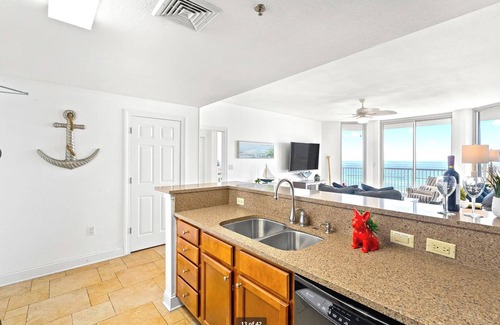 Pensacola Beach Condo | 10th Floor Sweeping Views of the Gulf. Steps from Beach Access.
