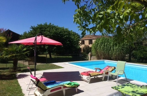 Plaisance House | 15 minutes from Marciac, beautiful Gascon house with large swimming pool