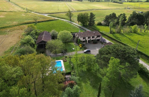 Plaisance House | 15 minutes from Marciac, beautiful Gascon house with large swimming pool