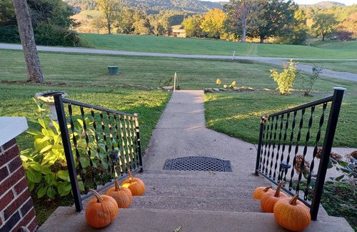 Alleghany County House | 1945 Farmhouse Charm in Sparta Mountain and Meadow Views Hot Tub Firepit Games