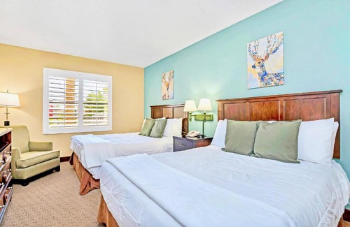 Florida Central Atlantic Coast Apartment | 1BR with Two Queen Beds - Pool and Hot Tub-Near Disney