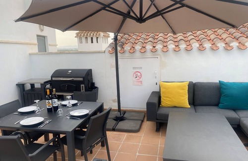 Roldan Apartment | 2 bedroom Penthouse apartment overlooking pool, lake and golf course.