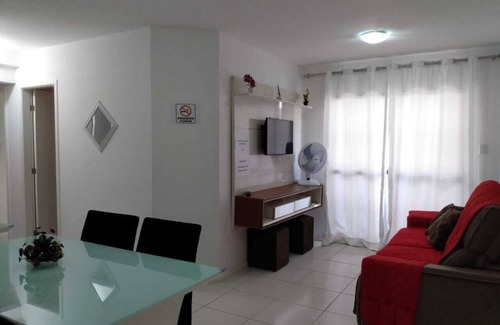 Atalaia Apartment | 2 bedrooms, all with air conditioning and TV, 1 of which is a suite, 2 bathrooms in total, washing machine and dryer.