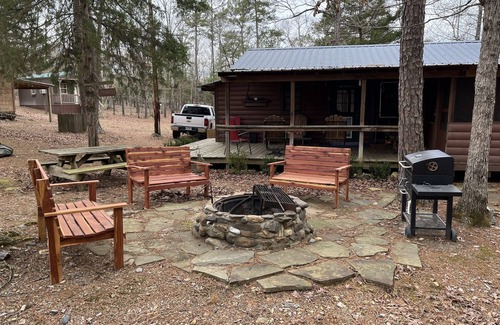 Board Camp Cabin | 2 furnished cabins on unique fenced property close to Wolf Pen and Fourche Mt
