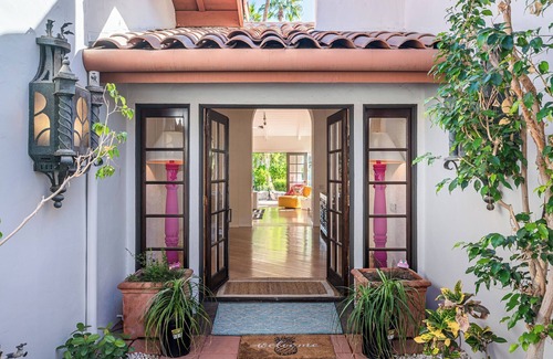 Twin Palms House | 2 homes to Share! 2 pools and Pink Tennis Court! Vacation Memories!