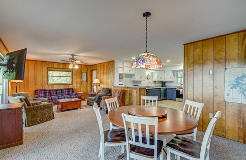 Cedar Cliff House | 2 lakefront cabins with lake & mountain views, private dock