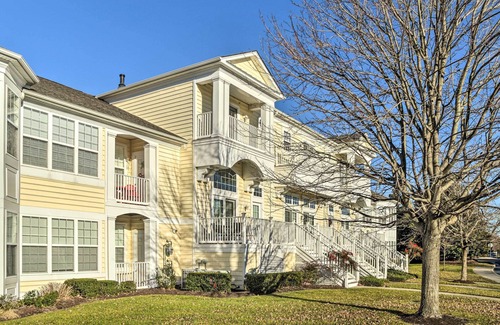Ocean View Apartment | 2 Mi to Bethany Beach: Condo w/Deck & Pool Access