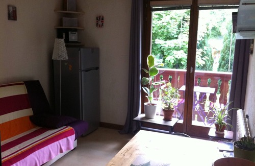 Bernex Apartment | 2* mountain and ski WIFI apartment with balcony, mountain and nature views.