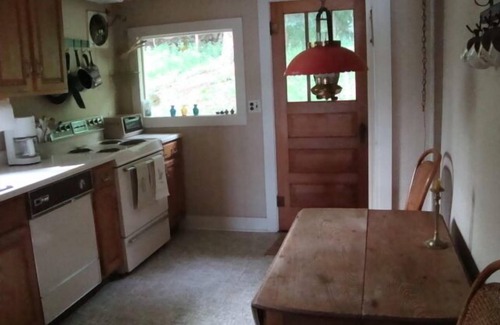 Onekama House | 2 story home across from beautiful Portage Lake.