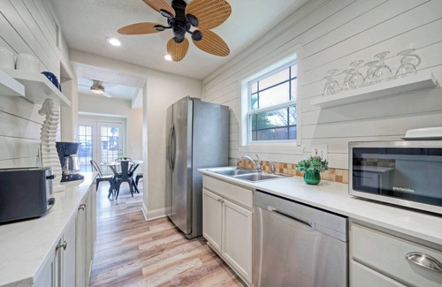 Shibui Sands House | 2-Unit Home in Golf Cart Zone w/Patio + Balcony | Salty Sunshine: Group Retreat
