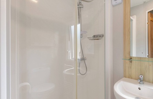 Westmarsh House | 2018-2021: 12ft-wide caravan ideal for families with one double and two twin.