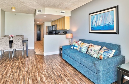 Downtown Myrtle Beach Condo | ❀2024 Newly Renovated❀ Oceanfront Luxury 2BR2BA/Balcony/Quite/CLEAN/Heat Pools