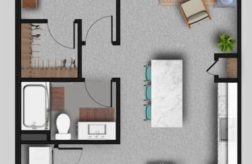 Downtown Omaha House | #203 Spacious Boutique Apt, Near UNMC, Blackstone, Midtown