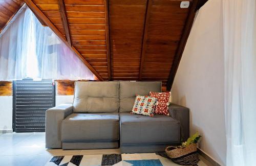 Canto Grande Ski Chalet | 271 - Loft em Residencial com Piscina a 200m da Praia