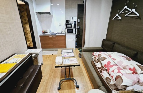 Nakagyo Ward Apartment | 2A 1 double bed 2 sofa beds sw kitchen/Kyoto Kyōto