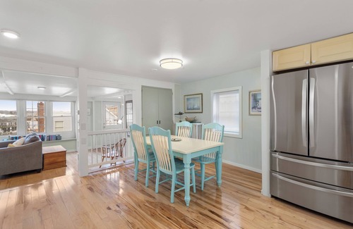 Gloucester House | 2BR/2BA Harborside Home · Fenced Backyard · Ocean View ·Walk to Rocky Neck+Beach