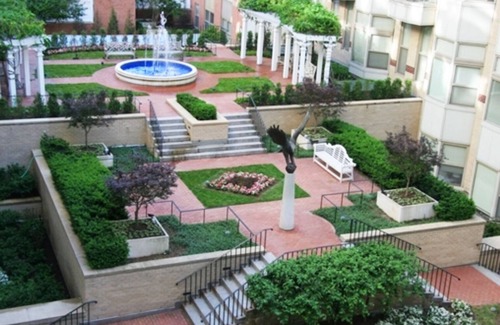 Penn Quarter Apartment | 2BR in Penn Quarter w/Pool + large garden, near metro by Blueground