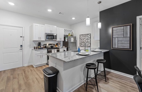 Yulee Apartment | 2BR on 1st floor with Pool, Gym, Bikes, Grill, 2 King Beds, and a Sleeper Futon