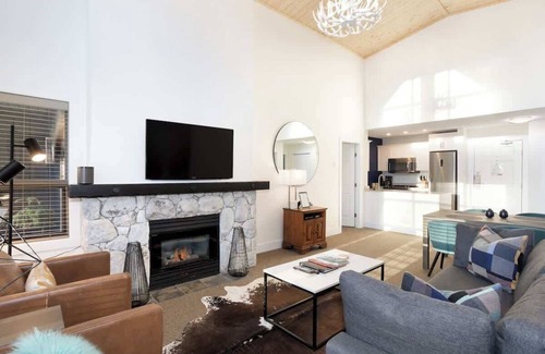 Upper Village Condo | 2BR slopeside retreat w/pool & patio