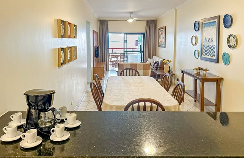 Tupi Apartment | 3 bedroom apartment, 100m from the beach with pool and barbecue
