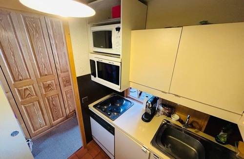 Belle Plagne Apartment | 3 bedroom apartment at the foot of the slopes with superb mountain views, parking