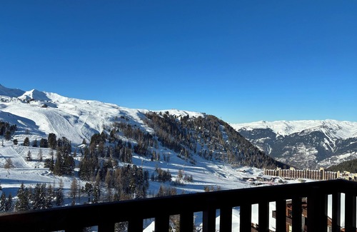 Belle Plagne Apartment | 3 bedroom apartment at the foot of the slopes with superb mountain views, parking