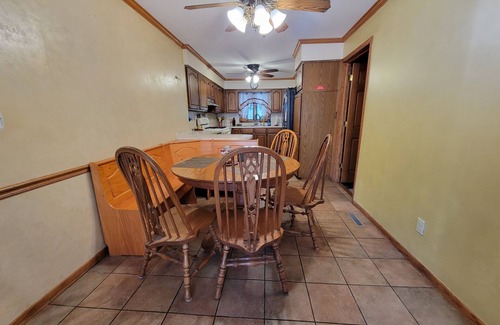 Leroy House | 3-bedroom, fully-furnished home in the country w/enclosed backyard