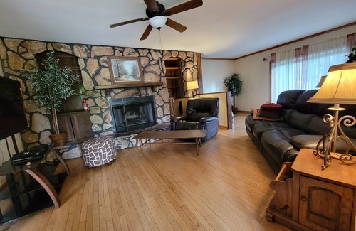Leroy House | 3-bedroom, fully-furnished home in the country w/enclosed backyard