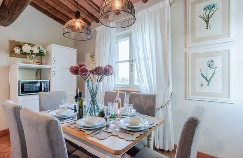 Lucca Villa | 3 Bedrooms Farmhouse with Shared Pool in the Fattoria Sardi Wine Resort in Lucca