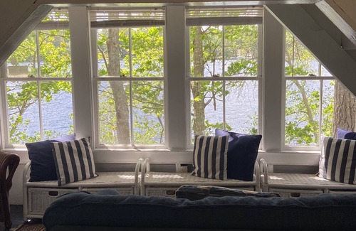 Shapleigh Cottage | 360 Views from lake front cottage perched upon a peninsula on Mousam Lake