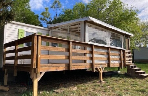 Bedarieux House | 37 Mobile-home 3 bedrooms/6 beds quiet nature air-conditioned