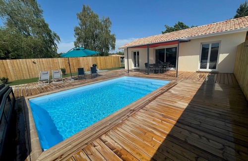 Grayan-Et-L'Hopital House | 4-bed house with heated and covered swimming pool (Maison Océan)