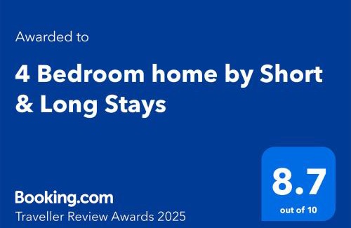 Belmont House | 4 Bedroom home by Short & Long Stays