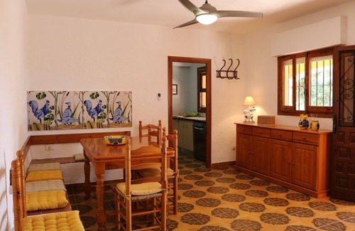 Moraira Ski Chalet | 4 bedroom villa at 300 m from Moraira with pool, garage, AA, internet, .