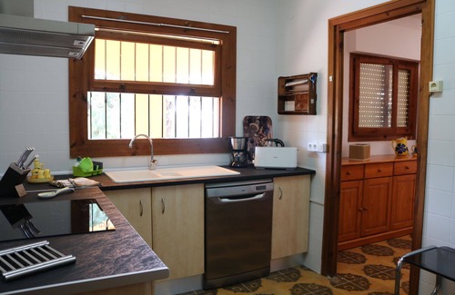 Moraira Ski Chalet | 4 bedroom villa at 300 m from Moraira with pool, garage, AA, internet, .