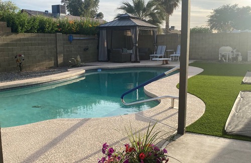 Peoria House | 4 BR, 2 BA home with heated pool located near shopping, dining & entertainment