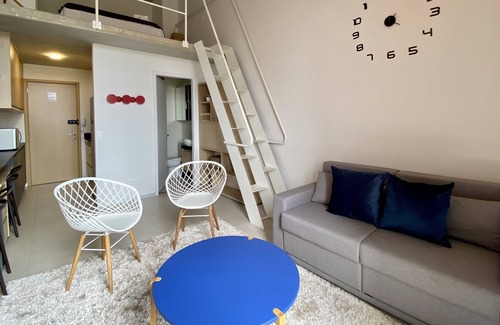 Marilia Apartment | 45LOFT IN MARILIA ALL DECORATED / ARCOND.