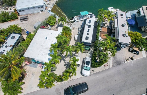 Cudjoe Key Cabin | 498 Canalfront Empty RV Lot with 35' Seawall