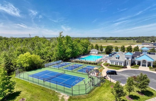 Rehoboth Beach House | 4BR/3.5BR in Rehoboth! Gameroom, Clubhouse, Pool, Pickleball minutes to beaches!
