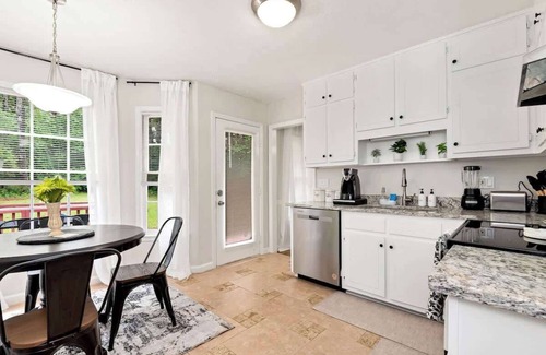 Lawrenceville House | 4BR house with Nature Views, and Firepit, Close to Trails